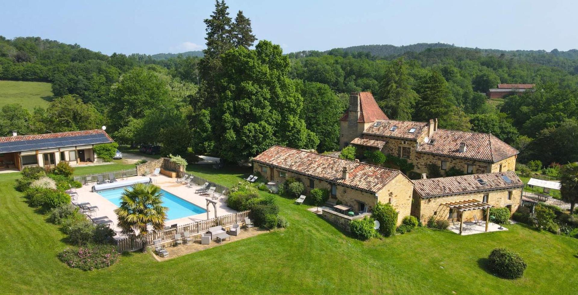 Domaine De Cournet Haut, A 17Th Century Property Set On A Calm, Idyllic Domain With Pool, Tennis, Bikes And More Les Vauries Zewnętrze zdjęcie