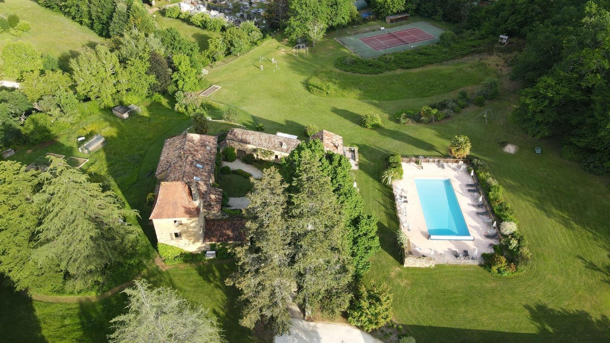 Domaine De Cournet Haut, A 17Th Century Property Set On A Calm, Idyllic Domain With Pool, Tennis, Bikes And More Les Vauries Zewnętrze zdjęcie