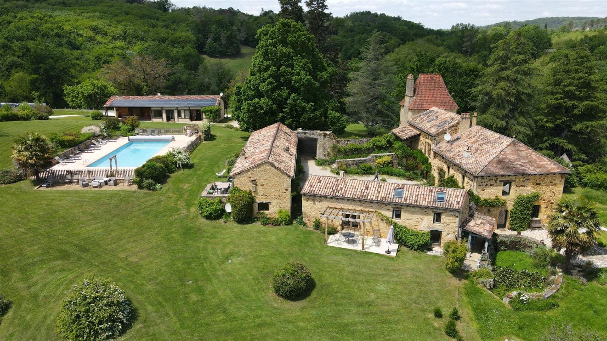 Domaine De Cournet Haut, A 17Th Century Property Set On A Calm, Idyllic Domain With Pool, Tennis, Bikes And More Les Vauries Zewnętrze zdjęcie