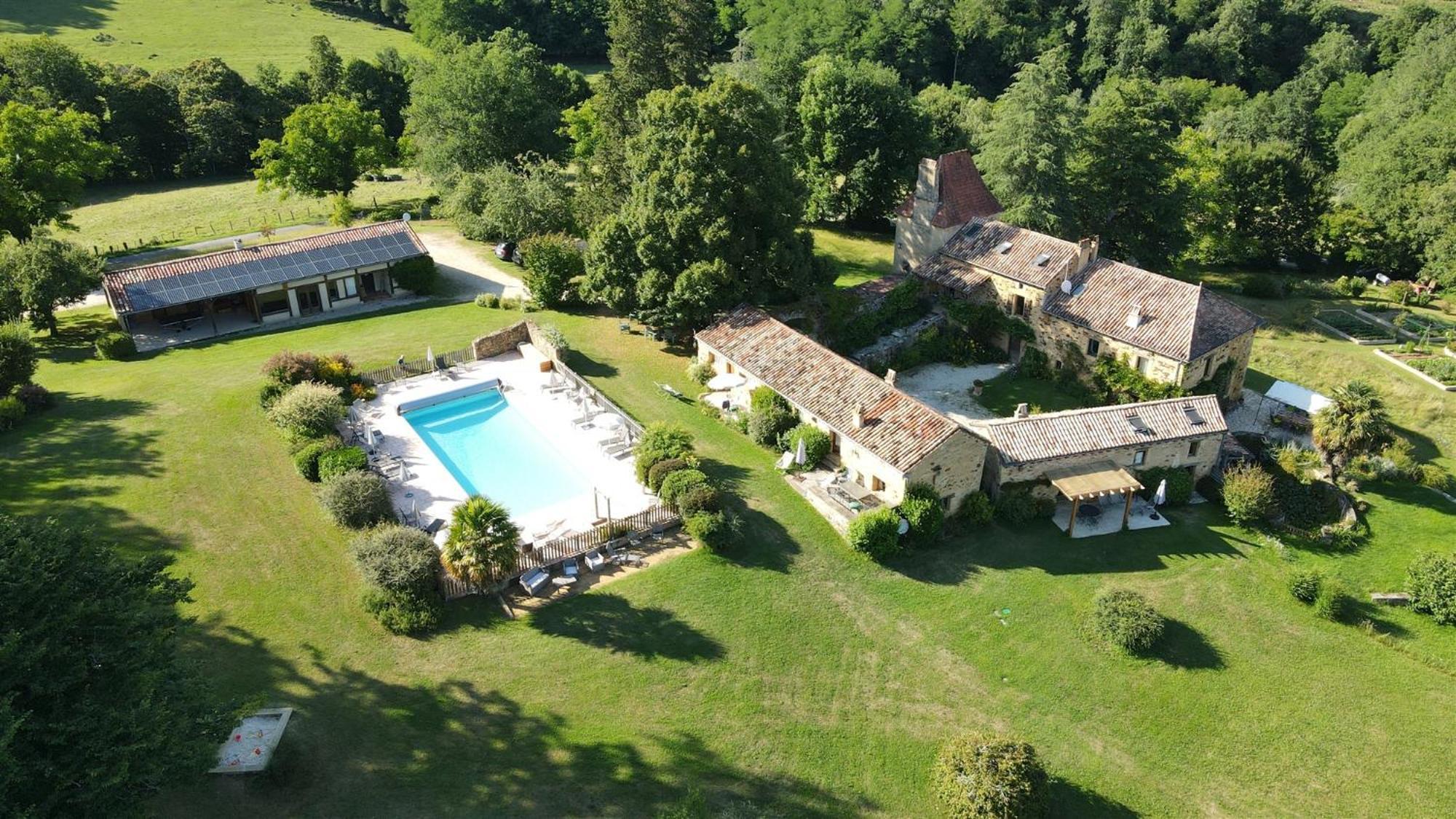 Domaine De Cournet Haut, A 17Th Century Property Set On A Calm, Idyllic Domain With Pool, Tennis, Bikes And More Les Vauries Zewnętrze zdjęcie