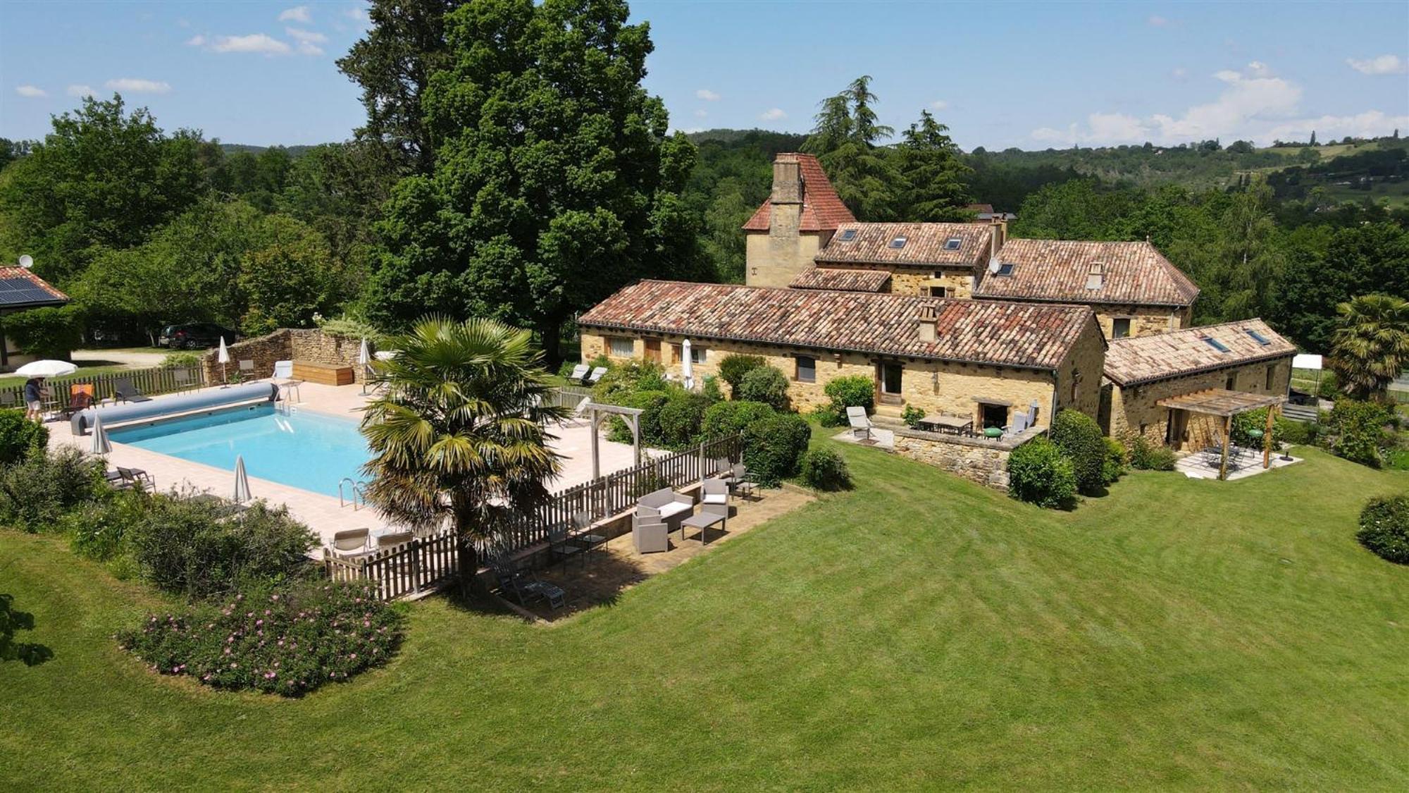 Domaine De Cournet Haut, A 17Th Century Property Set On A Calm, Idyllic Domain With Pool, Tennis, Bikes And More Les Vauries Zewnętrze zdjęcie